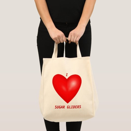Tote Bag J'Aime Les Planeurs À Sucre (Devant (produit))