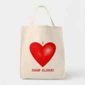 Tote Bag J'Aime Les Planeurs À Sucre (Devant)