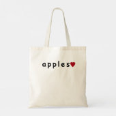 Tote Bag J'aime les pommes (Dos)