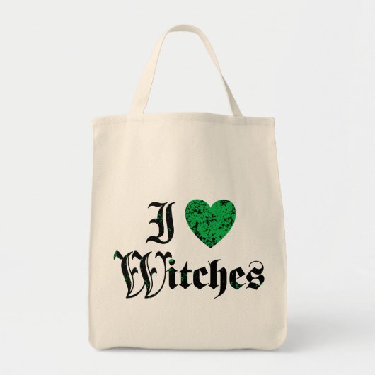 Tote Bag J'aime les sorcières (Devant)