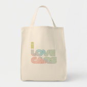 Tote Bag J'aime les voituresSac à dos (Devant)