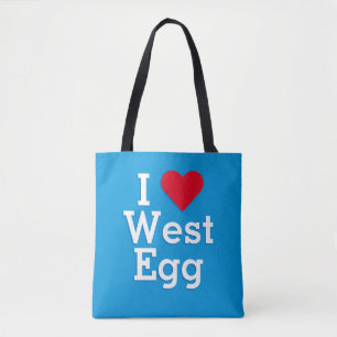 Tote Bag J'aime l'oeuf occidental