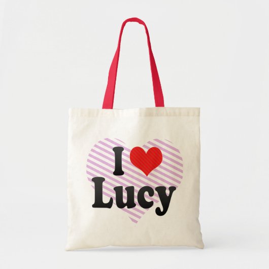 Tote Bag J'aime Lucy (Devant)