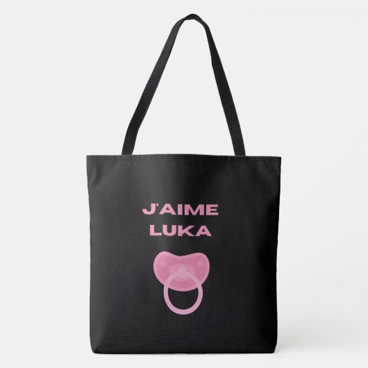 Tote Bag j'aime luka (Devant)
