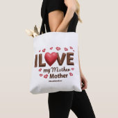 Tote Bag J'aime ma mère (De près)