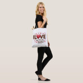 Tote Bag J'aime ma mère (Sur le modèle)
