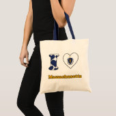 Tote Bag J'aime Massachusetts (Devant (produit))