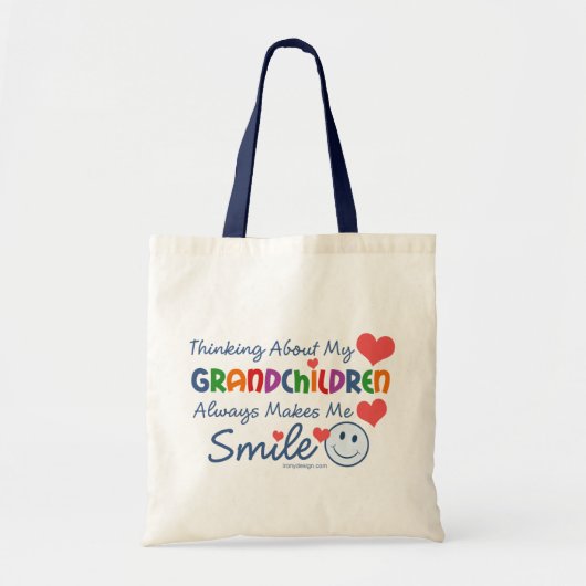 Tote Bag J'aime mes petits-enfants (Devant)