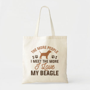 Tote Bag J'aime mon Beagle