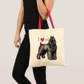 Tote Bag J'aime mon Bouvier (Devant (produit))