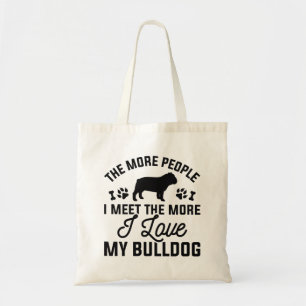 Tote Bag J'Aime Mon Bulldog