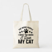 Tote Bag J'Aime Mon Chat (Dos)