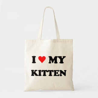 Tote Bag J'aime mon chaton