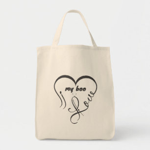 Tote Bag J'aime mon chéri • Pour toujours et à jamais ^_^