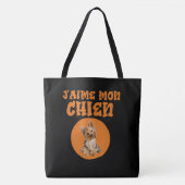Tote Bag J'aime mon chien (Devant)