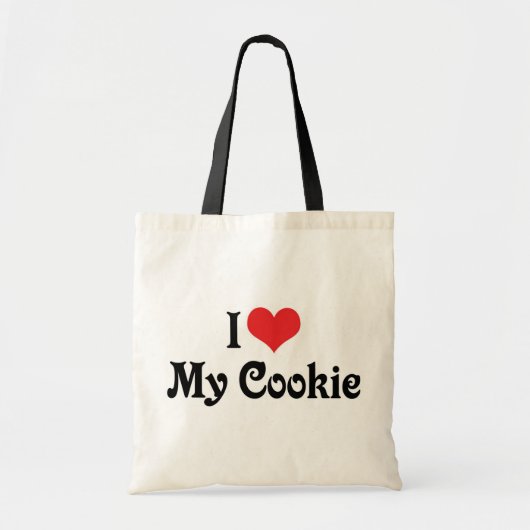 Tote Bag J'aime mon cookie (Devant)