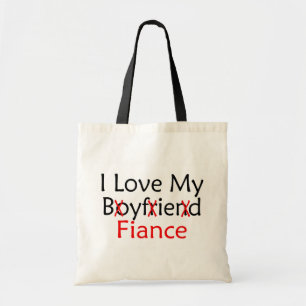 Tote Bag J'aime mon fiancé d'ami