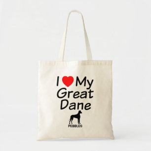 Tote Bag J'Aime Mon Grand Chien Danois