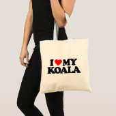 TOTE BAG J'AIME MON KOALA (Devant (produit))