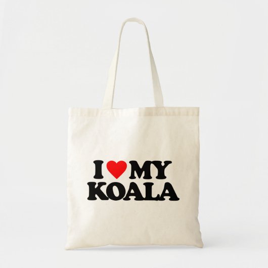 TOTE BAG J'AIME MON KOALA (Devant)
