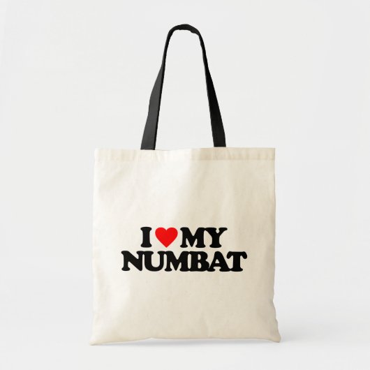 TOTE BAG J'AIME MON NUMBAT (Devant)