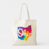 Tote Bag J'aime mon Ohio Maison Script Tie Dye Ohio (Dos)