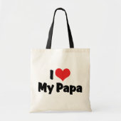 Tote Bag J'aime mon papa (Devant)