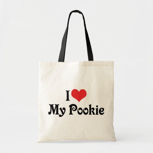 Tote Bag J'Aime Mon Pookie (Devant)