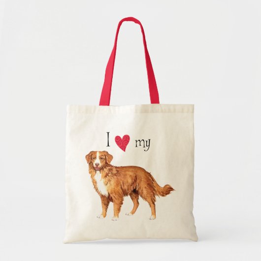 Tote Bag J'aime mon Toller (Devant)