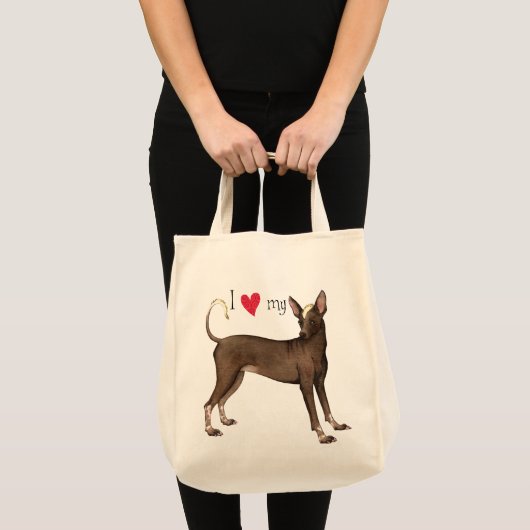 Tote Bag J'aime mon Xolo (Devant (produit))