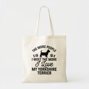 Tote Bag J'Aime Mon Yorkshire Terrier