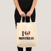 Tote Bag J'aime Montréal Canada (Devant (produit))