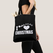 Tote Bag J'aime Noël (De près)