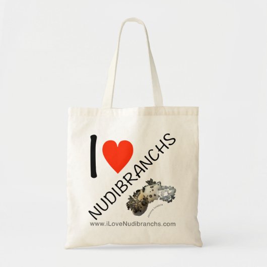 Tote Bag J'aime Nudibranchs Fourre-tout (Devant)
