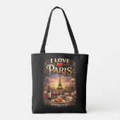 Tote Bag J'aime Paris (Dos)