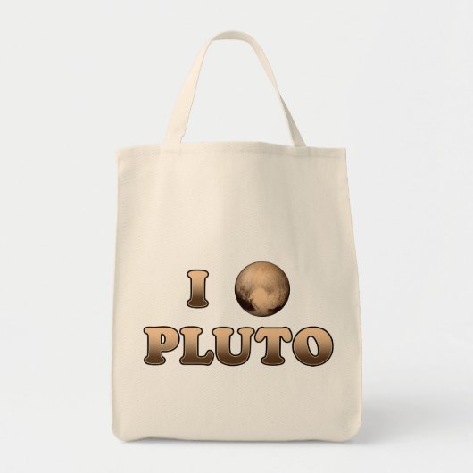 Tote Bag J'aime Pluton (Devant)