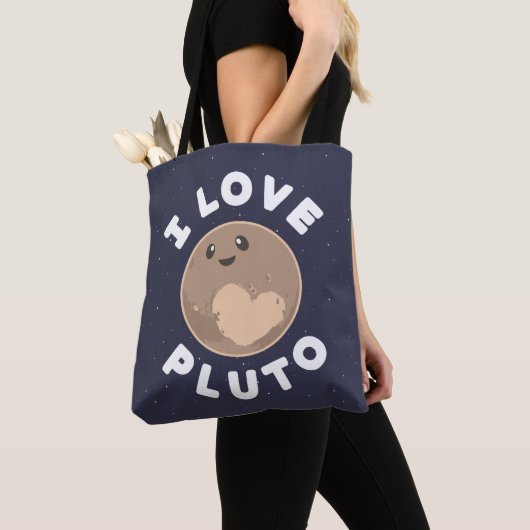 Tote Bag J'aime Pluton (De près)