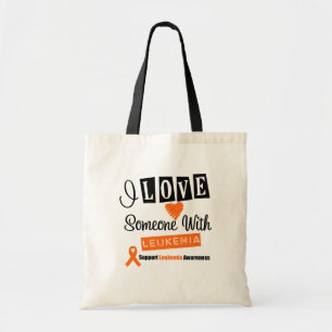 Tote Bag J'aime quelqu'un avec la leucémie