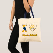 Tote Bag J'aime Rhode Island (Devant (produit))