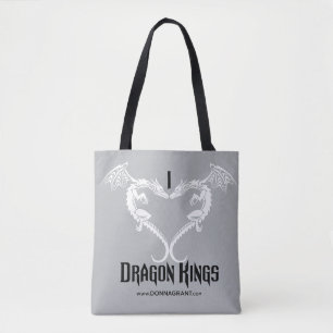 Tote Bag J'aime rois fourre-tout de dragon