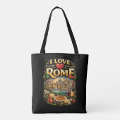 Tote Bag J'aime Rome (Dos)