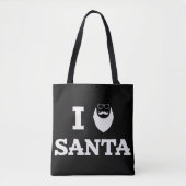 Tote Bag J'aime Santa (Devant)