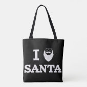 Tote Bag J'aime Santa (Dos)