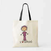 Tote Bag J'aime soigner le T-shirts et les cadeaux (Devant)