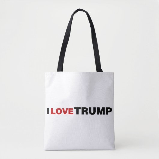Tote Bag J'aime Trump (Devant)