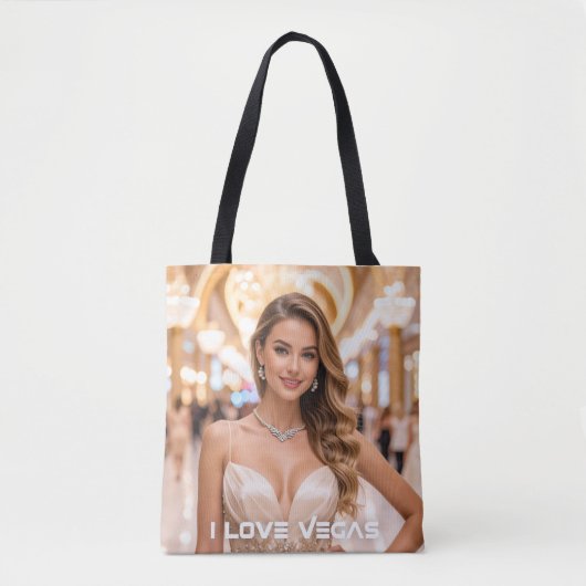 TOTE BAG J'AIME VEGAS (Devant)