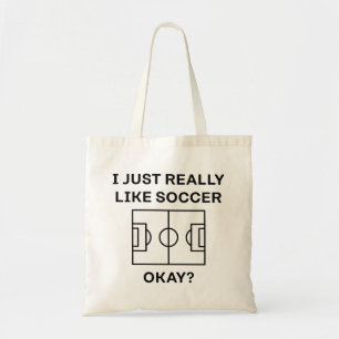 Tote Bag J'Aime Vraiment Le Football Ok