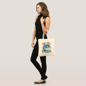 Tote Bag J'Aime Vraiment Les Dauphins (Devant (modèle))