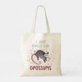 Tote Bag J'Aime Vraiment Les Opossum (Dos)