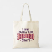 Tote Bag J'Aime Vraiment Rodeo Ok (Dos)